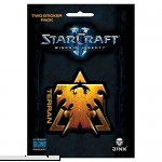 JINX Starcraft II Wings of Liberty Terran Sticker Gold 2 Multi-Size Stickers  B00WNEXBPW